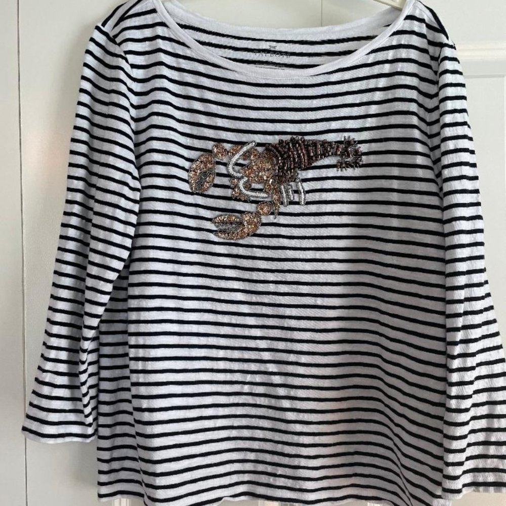 Talbots Lobster Tee Large